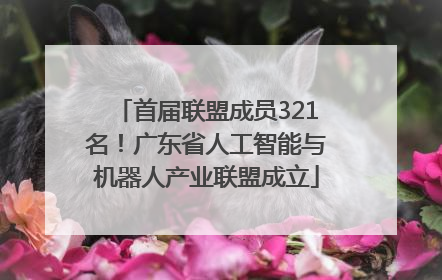 首届联盟成员321名！广东省人工智能与机器人产业联盟成立