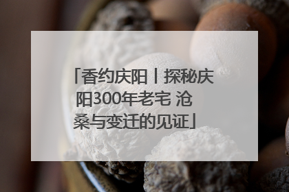 香约庆阳丨探秘庆阳300年老宅 沧桑与变迁的见证