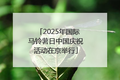 2025年国际马铃薯日中国庆祝活动在京举行