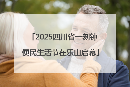 2025四川省一刻钟便民生活节在乐山启幕